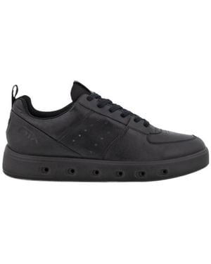 Ecco Laced Sneakers - Black