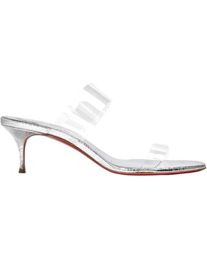 Christian Louboutin Just Nothing Heeled Mules - White