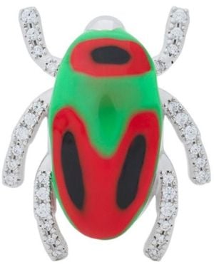 Loewe Carabeo Brooch - White