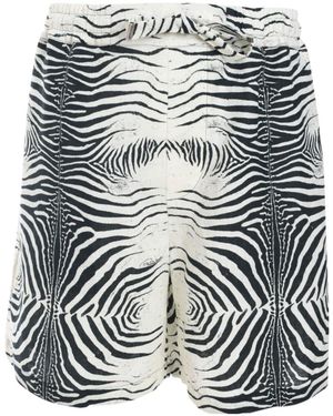 Roberto Cavalli Printed Bermuda Shorts - Multicolour