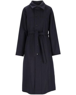 Barena Button-Front Coat - Blue