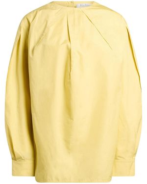 Max Mara Plain Color Tops - Yellow