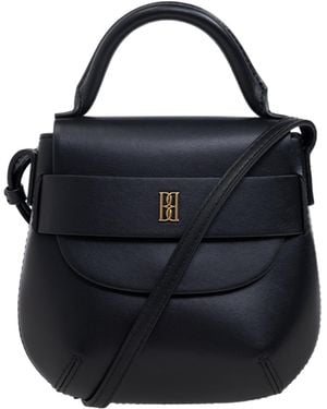 By Malene Birger Signature Flap Crossbody Bag - Black