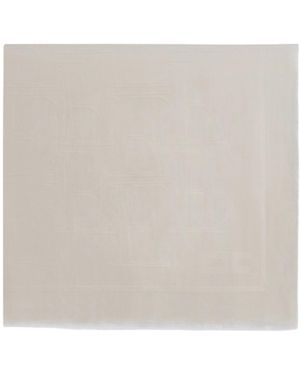 Elisabetta Franchi Viscose And Modal Foulard Scarf - White