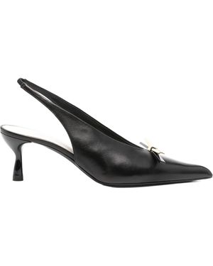 Lanvin Pointed High-Heeled Sandals - Black