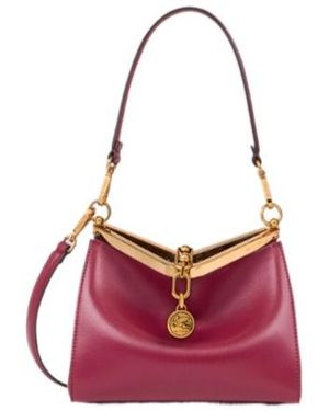 Etro Vela Logo Charm Mini Shoulder Bag - Pink