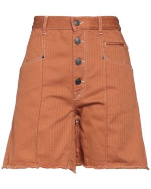 Isabel Marant Front Button-Down Shorts - Brown