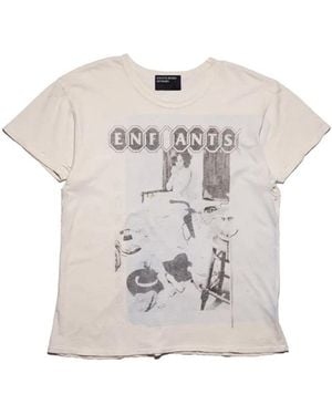 Enfants Riches Deprimes Enfants Riches Déprimés Show Me Kansas Distressed T-Shirt - White