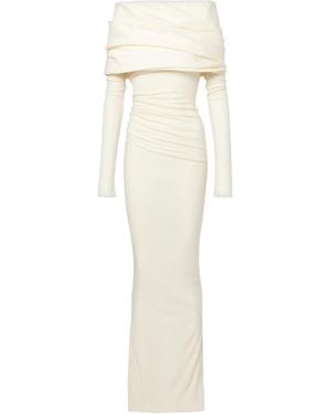 Entire studios Draped Maxi Dress - White