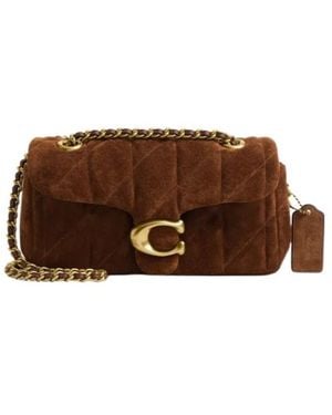 COACH Tabby Shoulder Bag 20 With Quilting - Brown