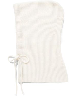 arch4 Klosters Ribbed Cashmere Balaclava - White