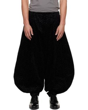 Comme des Garçons Casual Trousers With Belt Loops - Black