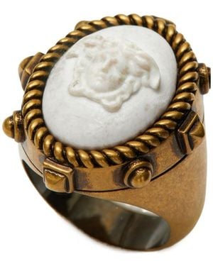 Versace Cameo Ring - White