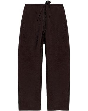 Studio Nicholson Hera Button Tie Pants - Brown