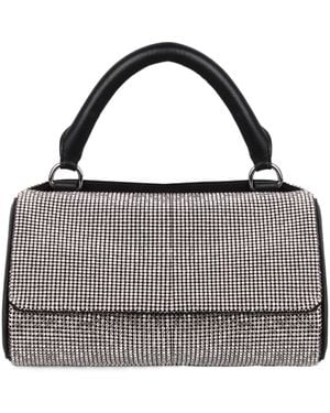 Kara Crush Mesh Clutch Bag - Metallic