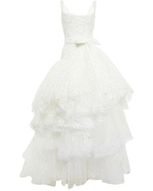 Vivienne Westwood Bridal Princess Embroidered Gown - White