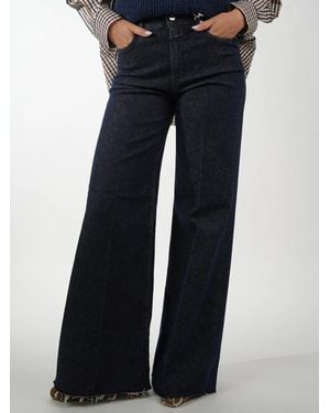 Closed Raw-Cut Wide-Leg Jeans - Blue