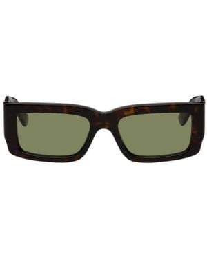 Retrosuperfuture Rectangle Frame Sunglasses - Green