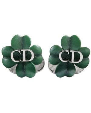 Dior Trèfle Cufflinks - Green