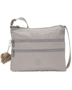 Kipling Logo Shoulder Bag - Grey