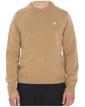 Celine Crew Neck Jumper - Natural