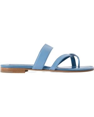 Manolo Blahnik Susa Slippers - Blue