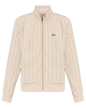 Lacoste Paris Zip-Up Track Jacket - Natural
