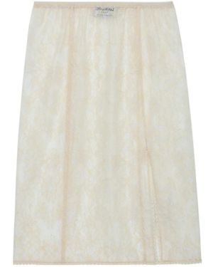 Zadig & Voltaire Floral Lace Skirt - Natural