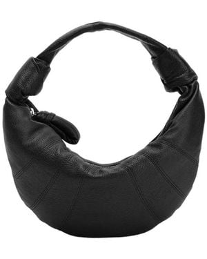 Lemaire Fortune Croissant Mini Top Handle Bag - Black