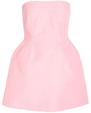 Marni Sleeveless Strapless Solid Colour Dress - Pink