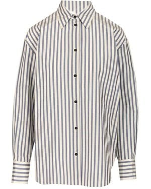 forte_forte Striped Shirt - White
