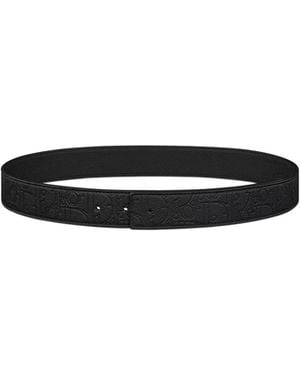 Dior Reversible Belt Strap - White