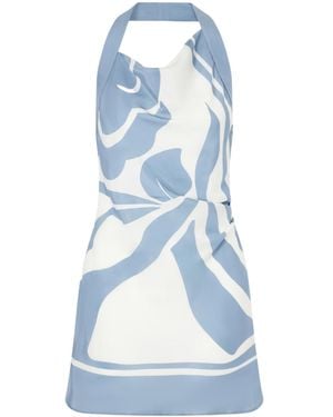 SIR. Backless Dress - Blue