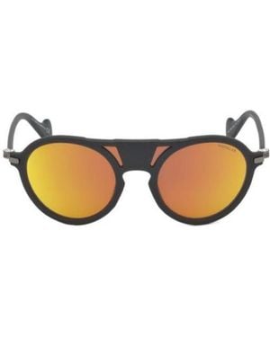 Moncler Eyewear Round Frame Sunglasses - Metallic