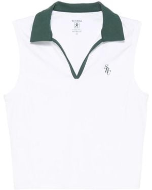 Sporty & Rich Sleeveless Vest - White