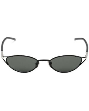 McQueen Eyewear Cat-Eye Frame Sunglasses - White