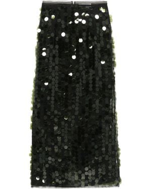 16Arlington Dia Midi Skirt - Black