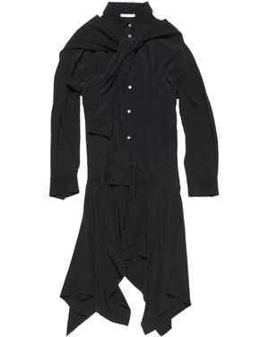 Acne Studios Asymmetric Layered Dress - Black