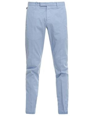 Armani Collezioni Tapered Casual Trousers - Blue