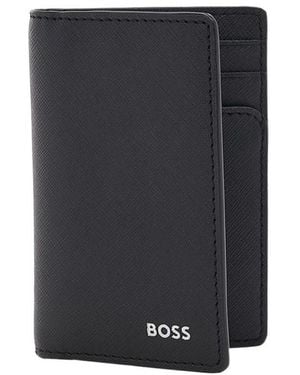 BOSS Medium Fold Wallet - Blue
