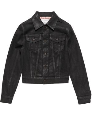 Acne Studios Slim-Fit Denim Jacket - Black