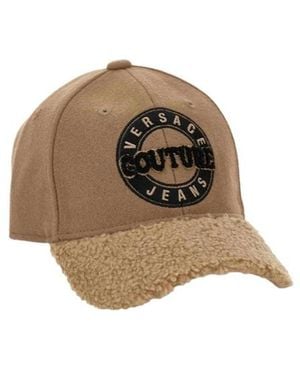 Versace Jeans Couture Couture Logo Embroidered Baseball Cap - Brown