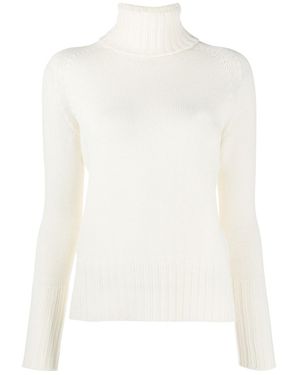 Drumohr Long-Sleeve High-Neck Jumper - White