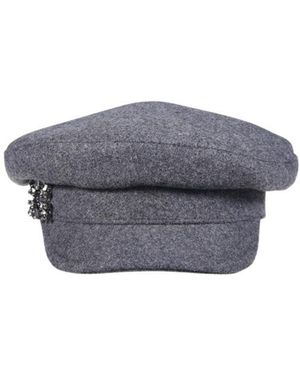 Roger Vivier Embellished Sailor Cap - Grey