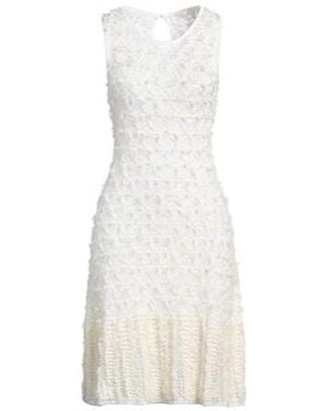Chloé Mini Dress Viscose, Silk, Cashmere - White