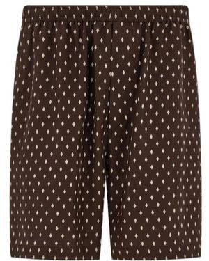 Ferragamo Silk Bermuda Shorts - Multicolour