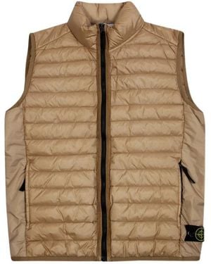 Stone Island Junior Quilted Down Gilet - Natural