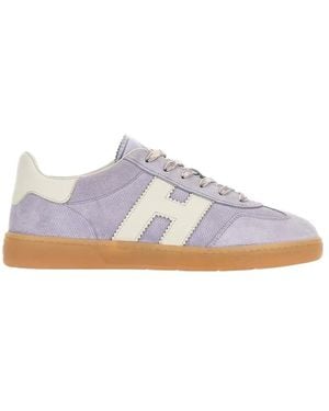 Hogan Cool Logo-Patch Sneakers - Gray