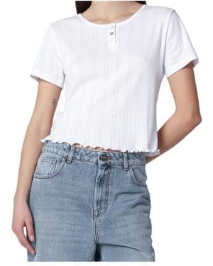 Rohe Ruffled Hem Top - Blue