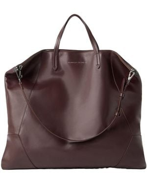 Brunello Cucinelli Large Duo Shopper Bag - Brown